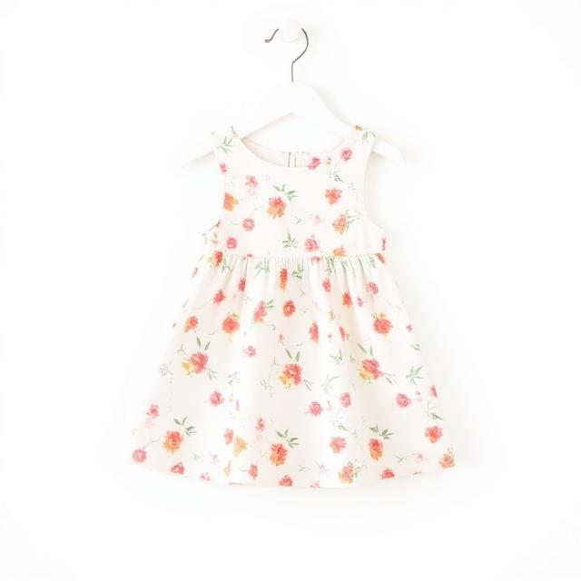 Robe Blanche à Fleurs